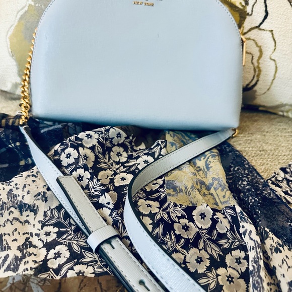 Kate Spade Morgan Double Zip Leather Crossbody Bag - Picture 8 of 14